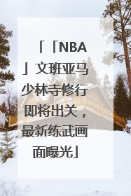 「NBA」文班亚马少林寺修行即将出关，最新练武画面曝光
