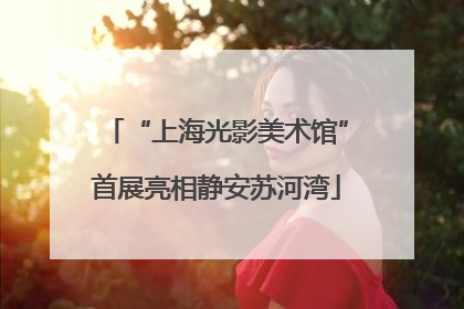 “上海光影美术馆”首展亮相静安苏河湾