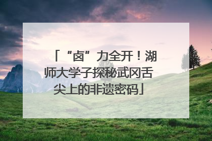 “卤”力全开！湖师大学子探秘武冈舌尖上的非遗密码
