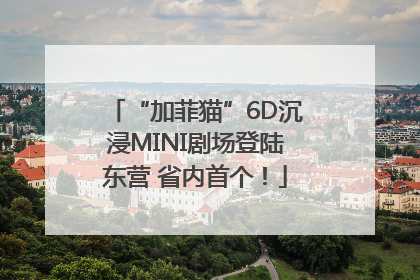 “加菲猫”6D沉浸MINI剧场登陆东营 省内首个！