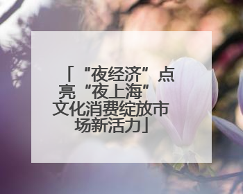 “夜经济”点亮“夜上海” 文化消费绽放市场新活力