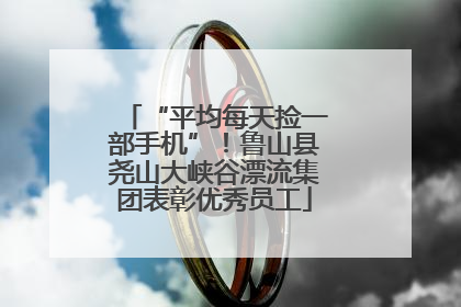 “平均每天捡一部手机”！鲁山县尧山大峡谷漂流集团表彰优秀员工