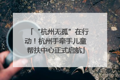 “杭州无孤”在行动！杭州手牵手儿童帮扶中心正式启航