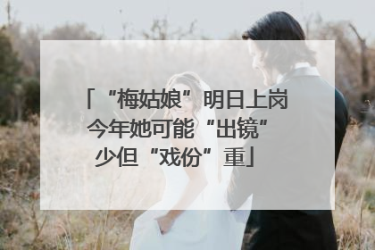 “梅姑娘”明日上岗 今年她可能“出镜”少但“戏份”重