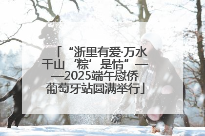 “浙里有爱·万水千山‘粽’是情”——2025端午慰侨葡萄牙站圆满举行