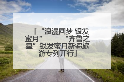 “浪漫圆梦 银发蜜月”——“齐鲁之星”银发蜜月新疆旅游专列开行