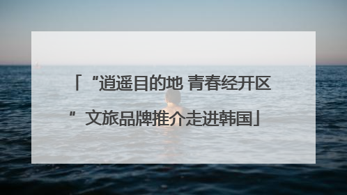 “逍遥目的地 青春经开区”文旅品牌推介走进韩国