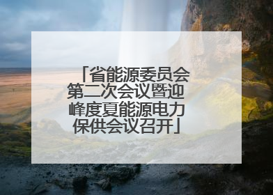 省能源委员会第二次会议暨迎峰度夏能源电力保供会议召开