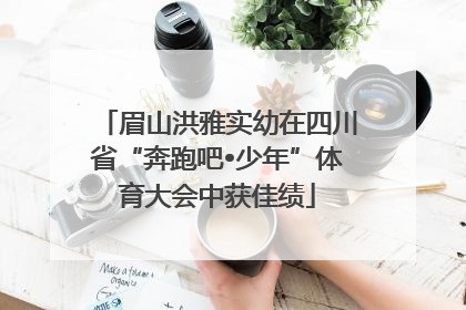 眉山洪雅实幼在四川省“奔跑吧•少年”体育大会中获佳绩