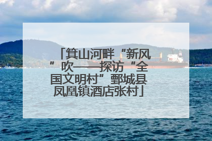 箕山河畔“新风”吹——探访“全国文明村”鄄城县凤凰镇酒店张村
