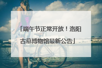 端午节正常开放！洛阳古墓博物馆最新公告