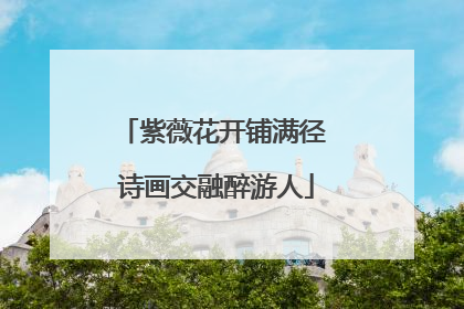 紫薇花开铺满径 诗画交融醉游人