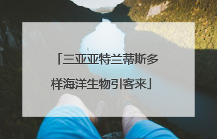 三亚亚特兰蒂斯多样海洋生物引客来