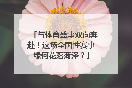 与体育盛事双向奔赴！这场全国性赛事缘何花落菏泽？