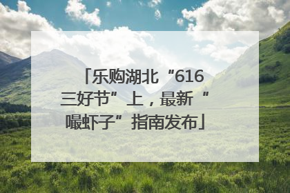 乐购湖北“616三好节”上，最新“嘬虾子”指南发布
