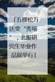 五棵松万达变“秀场”，北服研究生毕业作品展举行