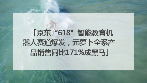 京东“618”智能教育机器人赛道爆发，元萝卜全系产品销售同比171%成黑马