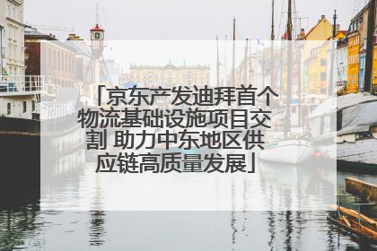 京东产发迪拜首个物流基础设施项目交割 助力中东地区供应链高质量发展