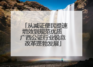 从减证便民提速增效到规范优质 广西公证行业锐意改革蓬勃发展