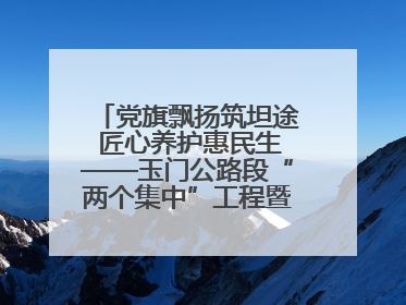 党旗飘扬筑坦途 匠心养护惠民生——玉门公路段“两个集中”工程暨示范桥创建项目圆满收官