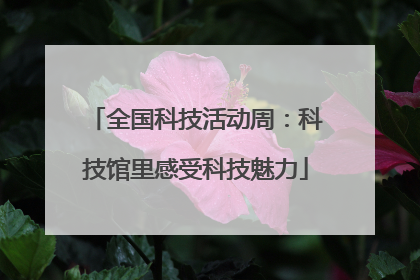 全国科技活动周：科技馆里感受科技魅力