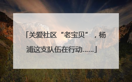 关爱社区“老宝贝”，杨浦这支队伍在行动……