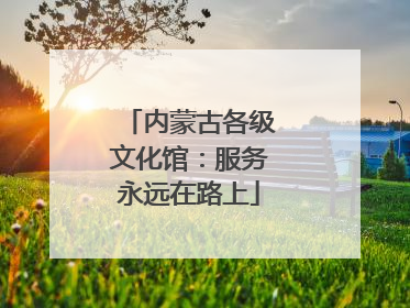 内蒙古各级文化馆：服务永远在路上