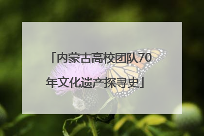 内蒙古高校团队70年文化遗产探寻史