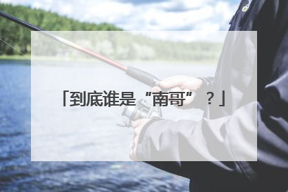 到底谁是“南哥”？