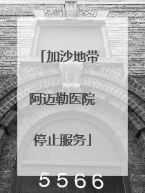 加沙地带阿迈勒医院停止服务