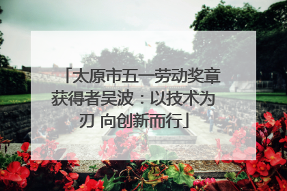 太原市五一劳动奖章获得者吴波：以技术为刃 向创新而行
