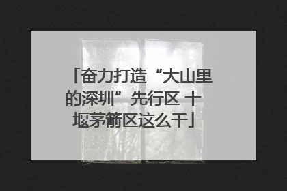 奋力打造“大山里的深圳”先行区 十堰茅箭区这么干