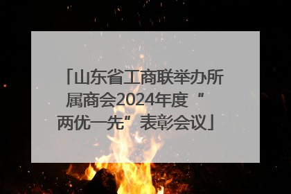山东省工商联举办所属商会2024年度“两优一先”表彰会议