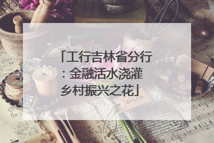 工行吉林省分行：金融活水浇灌 乡村振兴之花
