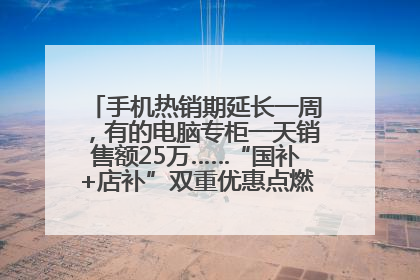 手机热销期延长一周，有的电脑专柜一天销售额25万……“国补+店补”双重优惠点燃德州“考后经济”