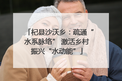 杞县沙沃乡：疏通“水系脉络” 激活乡村振兴“水动能”