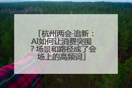 杭州两会·追新：AI如何让消费突围？场景和路径成了会场上的高频词