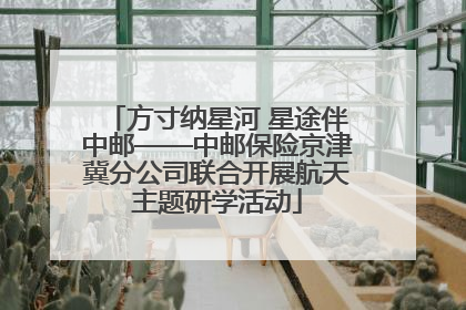 方寸纳星河 星途伴中邮——中邮保险京津冀分公司联合开展航天主题研学活动