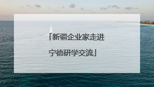 新疆企业家走进宁德研学交流