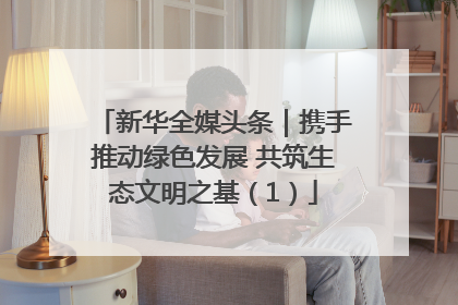 新华全媒头条｜携手推动绿色发展 共筑生态文明之基（1）