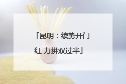 昆明：续势开门红 力拼双过半