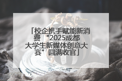 校企携手赋能新消费 “2025成都大学生新媒体创意大赛”圆满收官