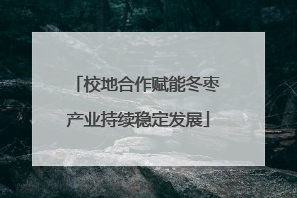 校地合作赋能冬枣产业持续稳定发展