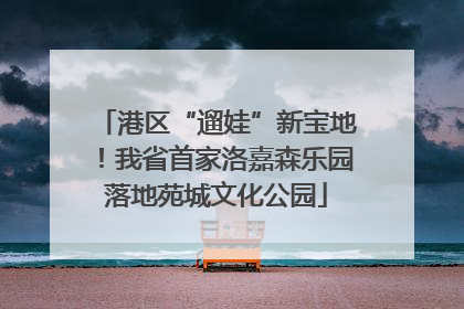 港区“遛娃”新宝地！我省首家洛嘉森乐园落地苑城文化公园