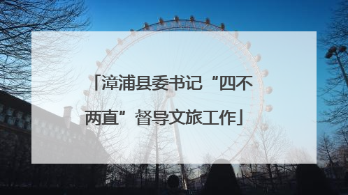 漳浦县委书记“四不两直”督导文旅工作