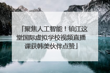 聚焦人工智能！镇江这堂国际虚拟学校视频直播课获韩美伙伴点赞