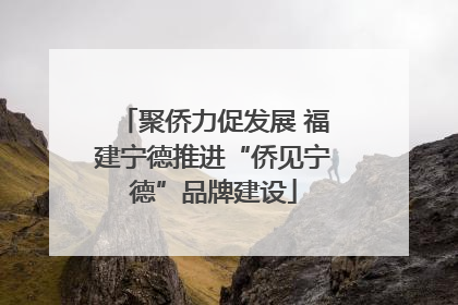 聚侨力促发展 福建宁德推进“侨见宁德”品牌建设