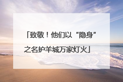 致敬！他们以“隐身”之名护羊城万家灯火
