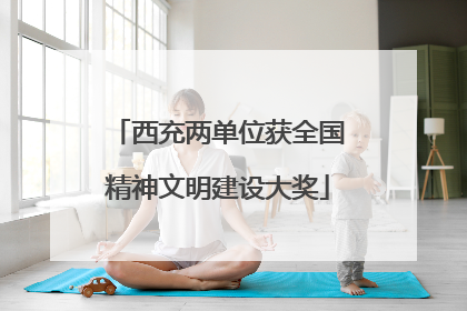 西充两单位获全国精神文明建设大奖