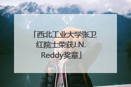西北工业大学张卫红院士荣获J.N.Reddy奖章